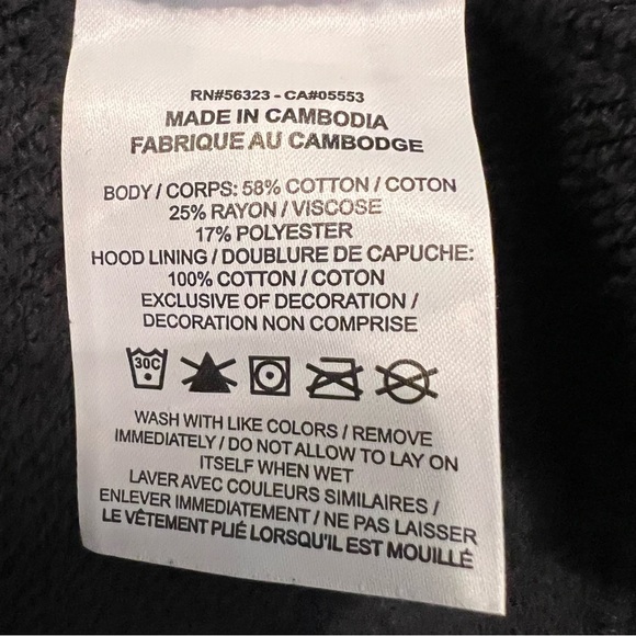 Nike Women's size M Sportswear Club Fleece Full-Zip Hoodie Black Jacket - Soft! - Picture 6 of 7